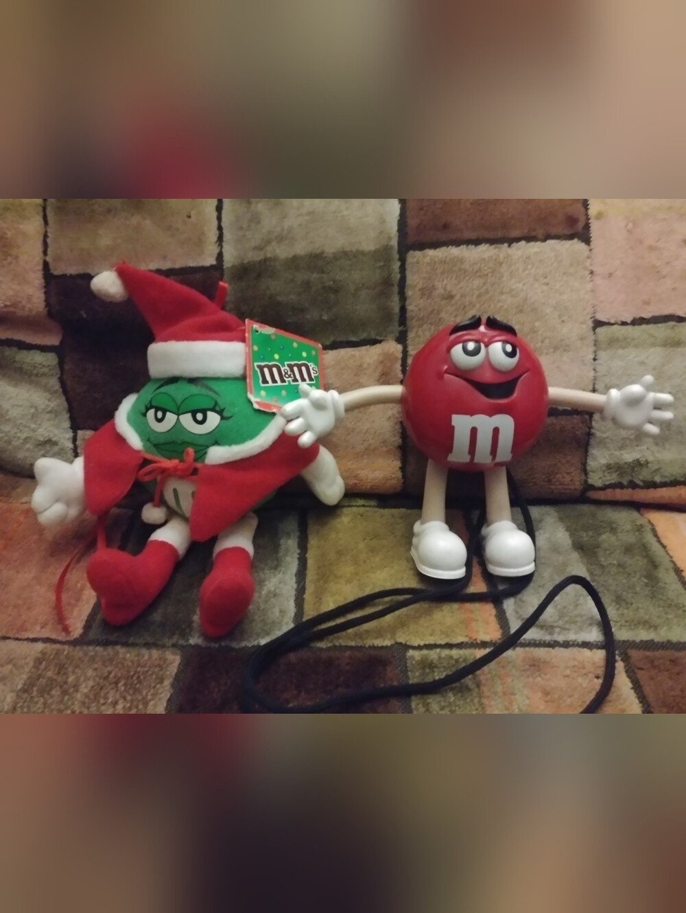 M&M's Plush & Radio Toy Set - Red and Green